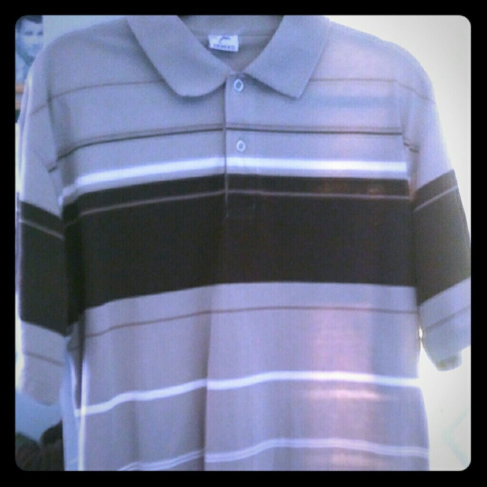 2xl Geoberti Polo shirt 2 button up